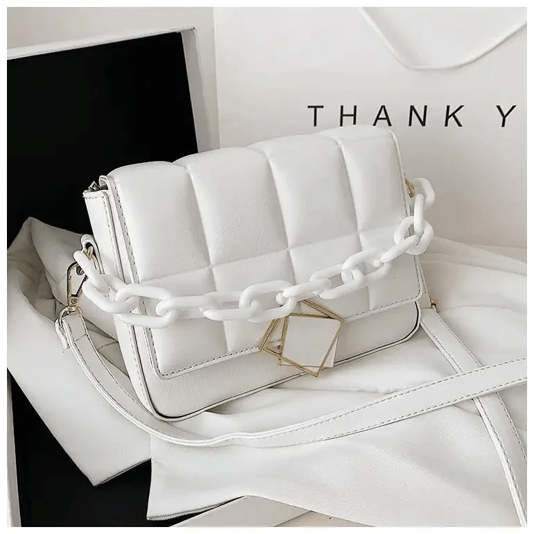 Fashionable Women's Bag Autumn Winter Female Literary Single-Shoulder Bag Chain Design Cross-Body Bag Trendy Women's Bag Stevvex