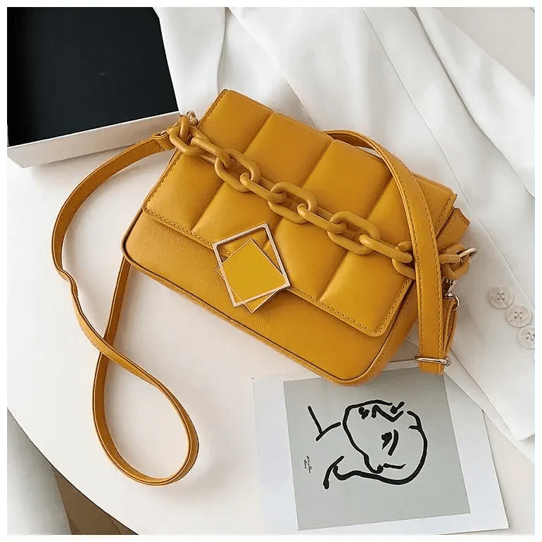 Fashionable Women's Bag Autumn Winter Female Literary Single-Shoulder Bag Chain Design Cross-Body Bag Trendy Women's Bag Stevvex