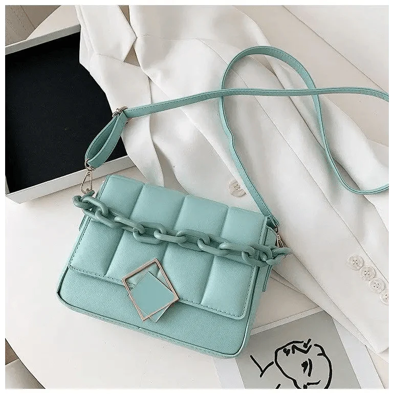 Fashionable Women's Bag Autumn Winter Female Literary Single-Shoulder Bag Chain Design Cross-Body Bag Trendy Women's Bag Stevvex