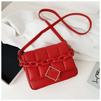 Fashionable Women's Bag Autumn Winter Female Literary Single-Shoulder Bag Chain Design Cross-Body Bag Trendy Women's Bag Stevvex