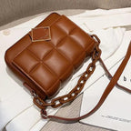 Fashionable Women's Bag Autumn Winter Female Literary Single-Shoulder Bag Chain Design Cross-Body Bag Trendy Women's Bag Stevvex