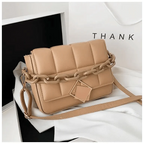 Fashionable Women's Bag Autumn Winter Female Literary Single-Shoulder Bag Chain Design Cross-Body Bag Trendy Women's Bag Stevvex