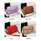 Fashionable Women's Bag Autumn Winter Female Literary Single-Shoulder Bag Chain Design Cross-Body Bag Trendy Women's Bag Stevvex