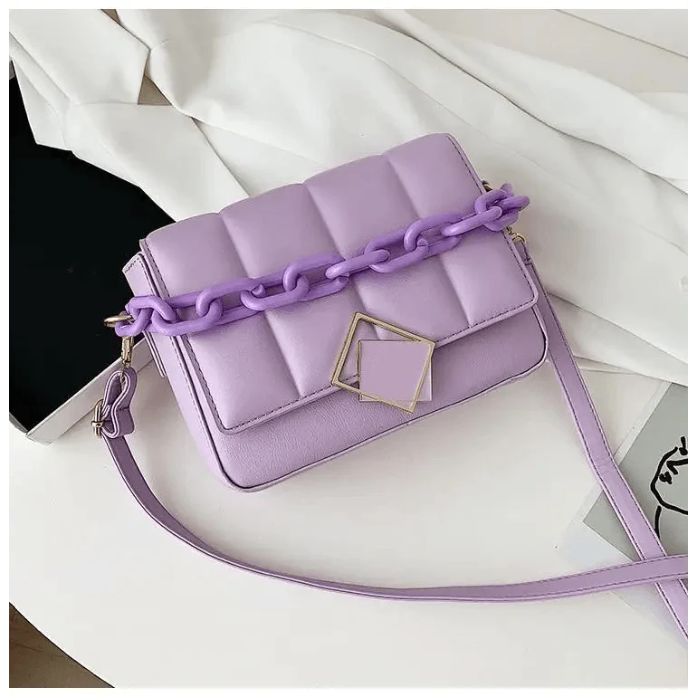 Fashionable Women's Bag Autumn Winter Female Literary Single-Shoulder Bag Chain Design Cross-Body Bag Trendy Women's Bag Stevvex