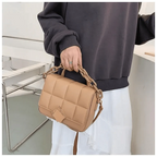 Fashionable Women's Bag Autumn Winter Female Literary Single-Shoulder Bag Chain Design Cross-Body Bag Trendy Women's Bag Stevvex