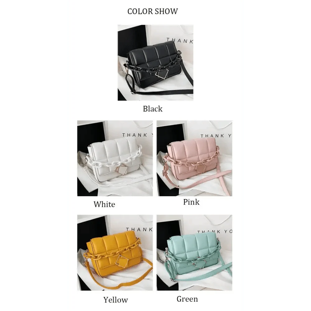 Fashionable Women's Bag Autumn Winter Female Literary Single-Shoulder Bag Chain Design Cross-Body Bag Trendy Women's Bag Stevvex