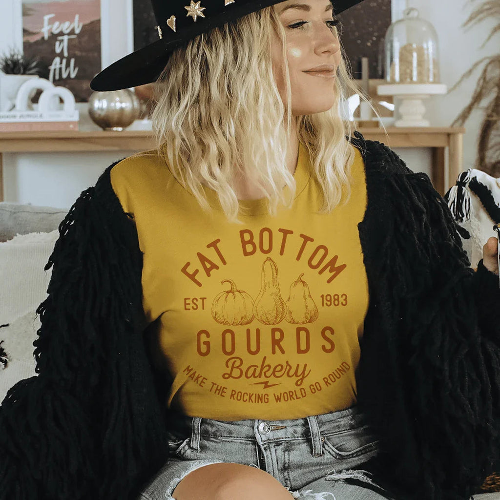 Fat Bottom Gourds Tee Peachy Sunday