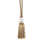 Faux Crystal Beaded Tassels Fringe Curtain Tieback Rope Window Decoration Door Hanging Ball Tassel Accessories Wonderful Curtain Holdbacks Curtains Tiebacks Home Decorative Braided Buckle Fastener Accessories Window Drapery Ball Tassels Tiebacks 50CM Stevvex