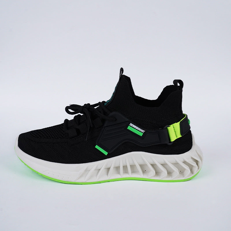 Men's Fashion Trendy Breathable Flyknit Sports Casual Shoes Pi-Mart