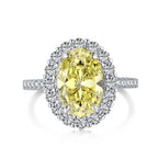 Sterling Silver Luxury Elegant Retro Elegant Zircon Ring Pi-Mart