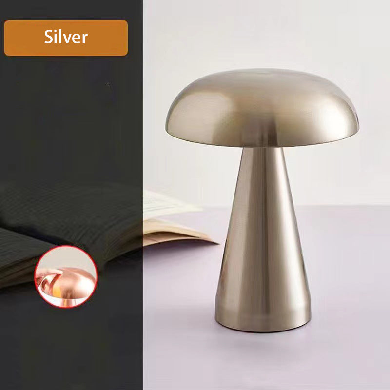 Retro New Bar Table Lamp Rechargeable Learning Special Touch Eye Protection Bedroom Desktop Reading Atmosphere Night Light Pi-Mart
