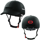 High-end LED Rechargeable Rear Lamp City Recreational Bicycle Riding Peaked Cap Helmet