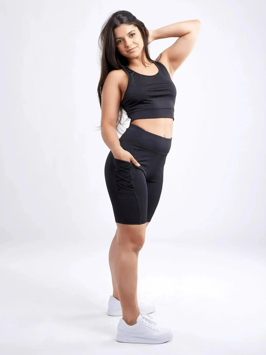 Racerback Training Crop Tank – Lightweight & Breathable for Workouts - SJB-DIAMOND ELITES