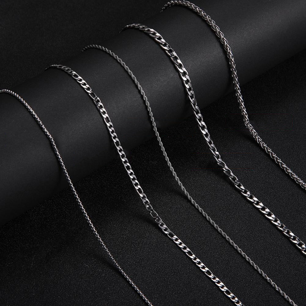 Men's Curb Cuban Chain Necklace Pi-Mart