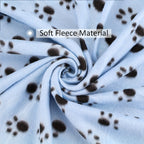 6-Pack of Warm Paw Print Dog Blanket Bed Covers to Keep Your Furry Pets Cozy! Lootquake LLC