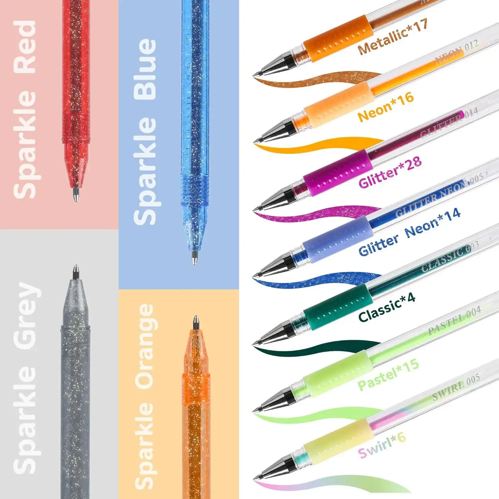 Glitter Gel Pens Pi-Mart