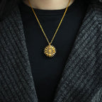 Sunflower Pendant Necklace - SJB-DIAMOND ELITES