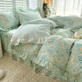 Bed Skirt Model Cotton Bedding Four-piece Set Sheet Quilt Cover Pi-Mart