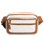 Multifunctional Fashion Fanny Pack – Adjustable Shoulder Strap Travel Breast Bag in Vegan Leather, Ideal Chest Purse for Holiday Sports and Running, Stylish Crossbody Waist Bag for Women - SJB-DIAMOND ELITES