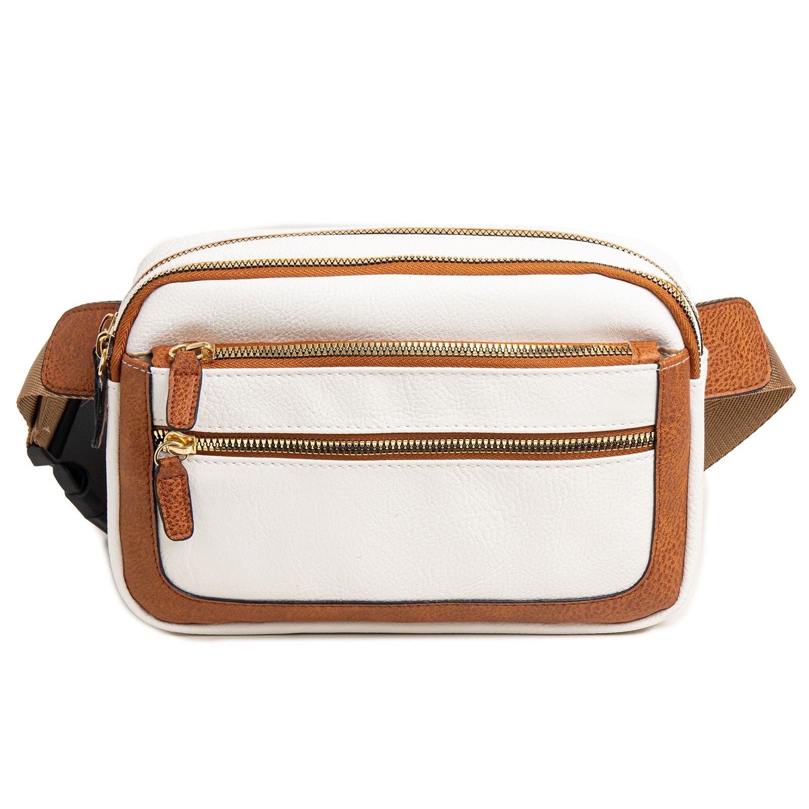 Multifunctional Fashion Fanny Pack – Adjustable Shoulder Strap Travel Breast Bag in Vegan Leather, Ideal Chest Purse for Holiday Sports and Running, Stylish Crossbody Waist Bag for Women - SJB-DIAMOND ELITES