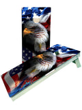 Eagle American Flag Cornhole Boards - SJB-DIAMOND ELITES