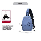 Crossbody Bag Small Shoulder Bag Men's Chest Bag