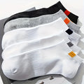 5 Pairs Unisex Letter Graphic Socks, Stylish & Breathable Low Cut Ankle Socks, Women's Stockings & Hosiery Lootquake LLC