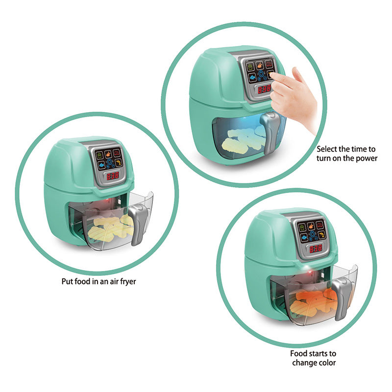 New Children Play House Kitchen Simulation Toy Air Fryer Pi-Mart