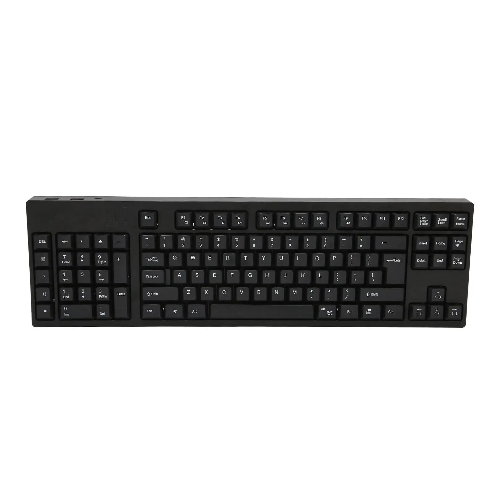 Left Handed Keyboard 109 Keys Micro USB Ergonomic Layout Plug and Play Office Keyboard for Business Accounting Designer - SJB-DIAMOND ELITES