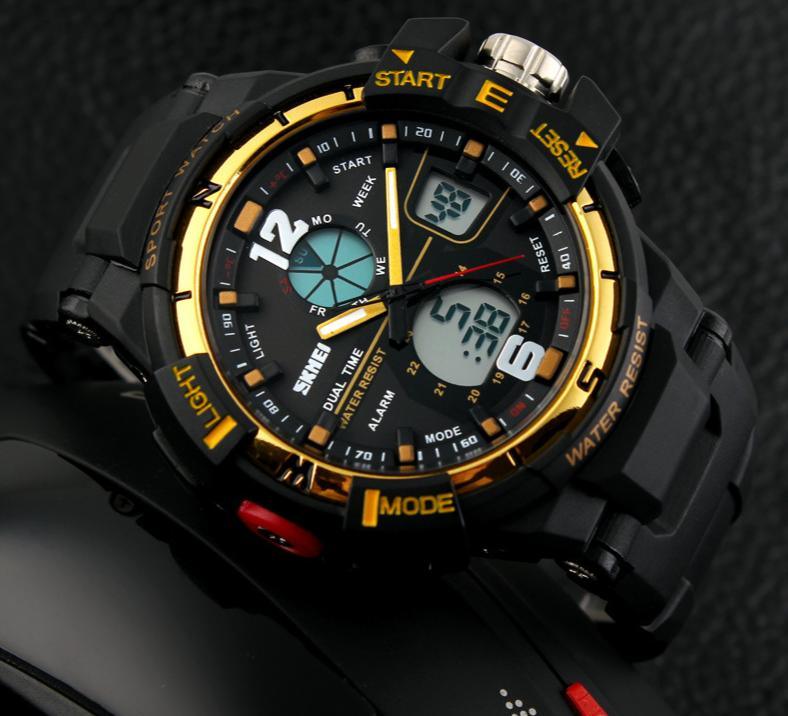 Fashion Digital Army Military Watch Mens Sports  Wristwatch  Shock Resist Clock Quartz Watch Waterproof 50M - SJB-DIAMOND ELITES