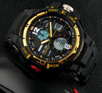 Fashion Digital Army Military Watch Mens Sports  Wristwatch  Shock Resist Clock Quartz Watch Waterproof 50M - SJB-DIAMOND ELITES