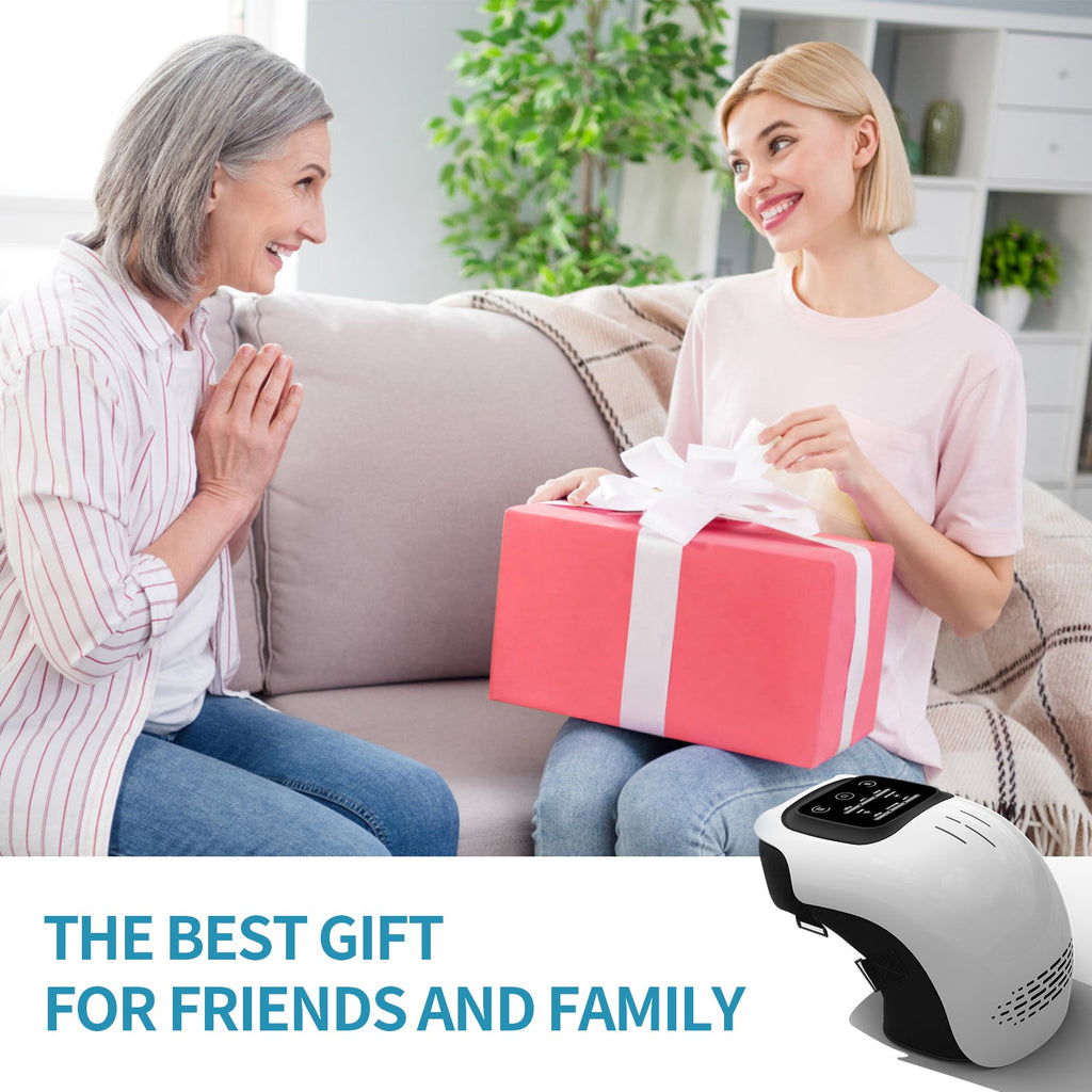 Intelligent Home Use Electric Intelligent Kneading Heating Knee Massager Rechargeable Pain Relief Infrared Laser Vibration Knee Massager Pi-Mart