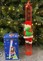 Santa Claus Climbing Ladder Electric Santa Claus Climbing Ladder Pi-Mart