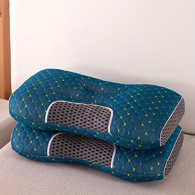 1pc Sleep All Night Massage Pillow For Couch Sofa Office Bed Camping Travel, Zone Support Pillow And Multi-purpose Gift Blanket For All Season Lootquake LLC