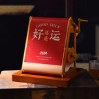 Artistic Oil Painting Calendar Office Desk Decoration Pi-Mart