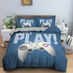 3D Printed Quilt Cover Three-piece Bedding Set Pi-Mart