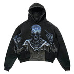 Punk Wind Ninja Printed Hoodies Pi-Mart