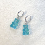 Cute Acrylic Gummy Bear Dangle Earrings Pi-Mart