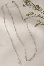 Clip Chain Bracelet & Necklace Set - Silver Nickel-Free | Femstylo