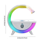 RGB Night Light Water Droplet Sprayer Anti-Gravity Air Humidifier 350ml Creative Home Office Mist Maker Diffuser Christmas Gift Pi-Mart