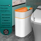 Smart Trash Can With Lid For Bedroom And Living Room Kitchen Storage Box Trash Can Induction Small Car Box Automatic Smart Dustbin Smart Trash Bin Pi-Mart