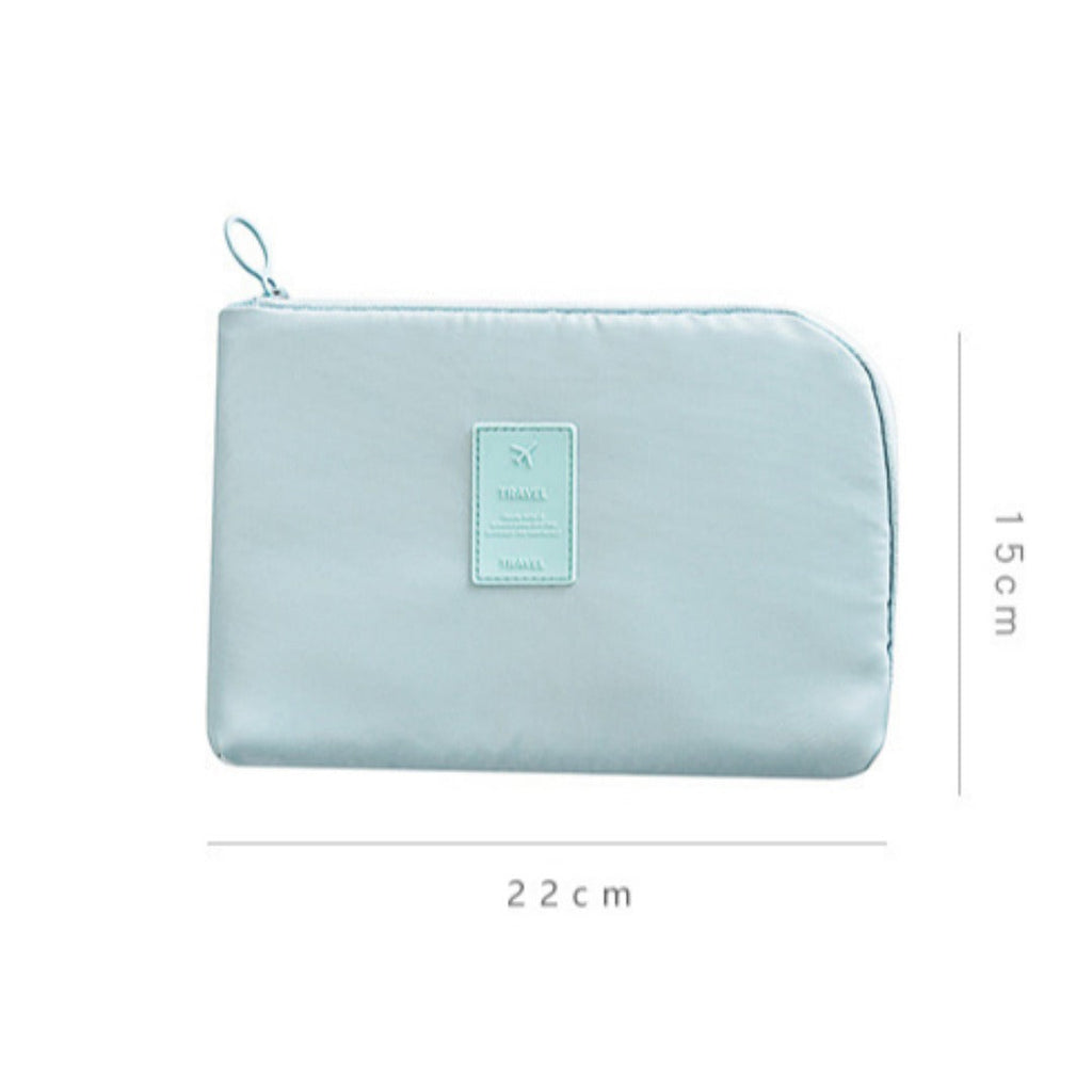 Travel Cable Organizer Pouch Electronic Accessories Carry Case Portable Waterproof Double Layers All-in-One Storage Bag for Cord, Charger, Phone, Earphone - SJB-DIAMOND ELITES
