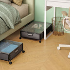 Bed Bottom With Lid Metal Fabric Pull-out Folding Clothes Shoes Book Storage Box Pi-Mart