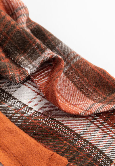 Plaid Button Up Long Sleeve Jacket Classic & Timeless Lightwear Outerwear For women and Girls Stevvex