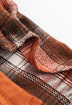 Plaid Button Up Long Sleeve Jacket Classic & Timeless Lightwear Outerwear For women and Girls Stevvex