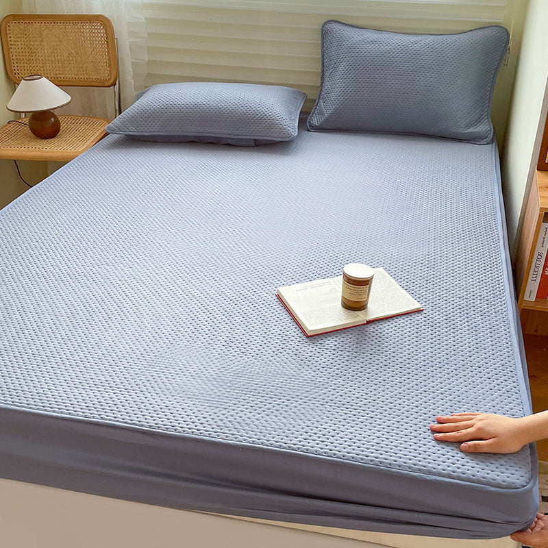 Non-slip Simmons Mattress Protective Cover Dustproof Bedspread Three-piece Set Pi-Mart