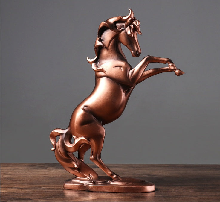 War Horse Bronze Horse Head Power Horse Resin Crafts Lootquake LLC