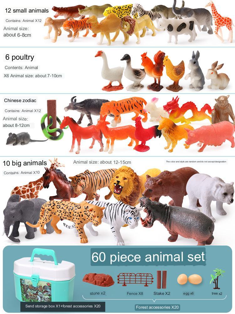 Simulation Of Animal Toy Model Sets Pi-Mart