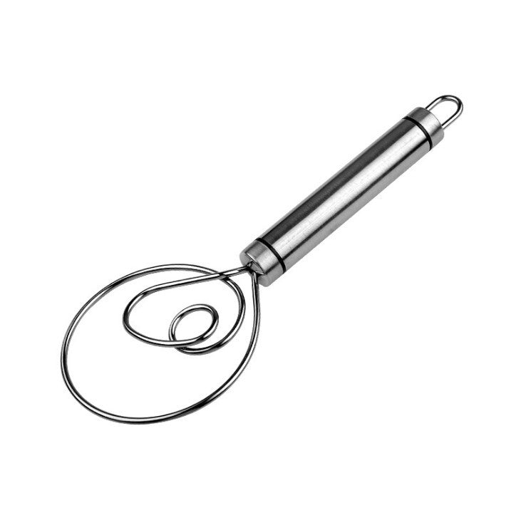 Stainless Steel Danish Flour Binocular Coil Mixer Manual Dough Mixer And Dough Tool Mixing Stick Pi-Mart