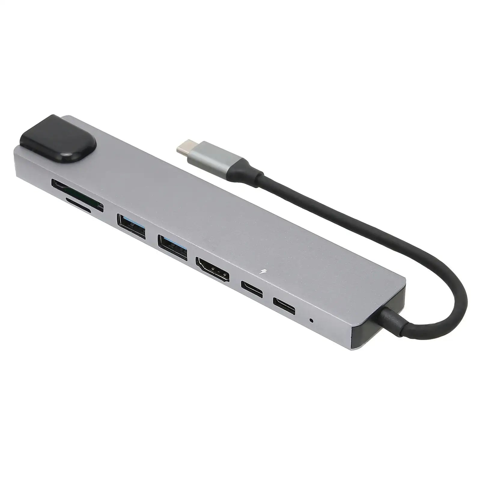 Docking Hub 8 in 1 Type‑C to High‑Definition Multimedia Interface USB PD Expansion Dock for Transfer Data - SJB-DIAMOND ELITES